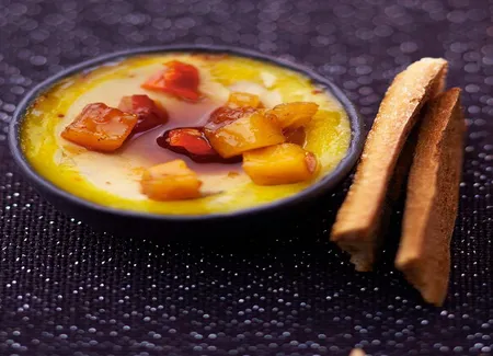 Foie gras, chutney de mangue et ananas