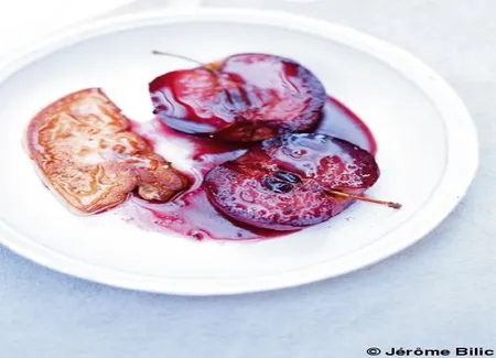 Foie gras poêlé pommes-cassis