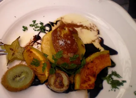 Foie gras poêlé aux saveurs fruitées