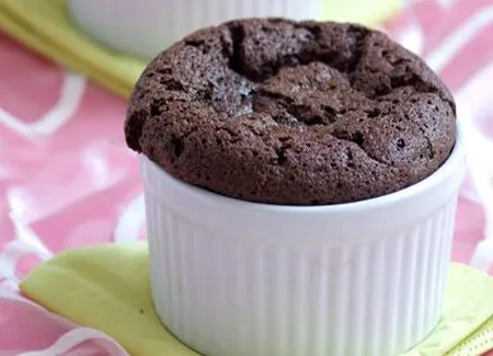 Fondant au chocolat et pistache