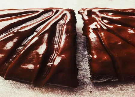 Fondant aux amandes au chocolat noir