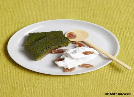 Fondant matcha-chocolat blanc