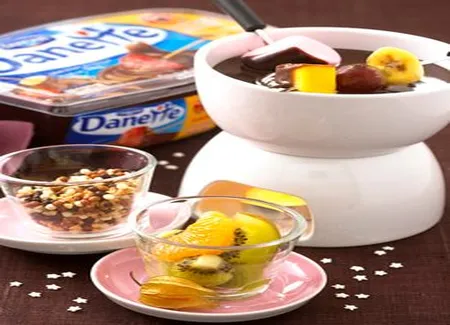 Fondue danette au chocolat