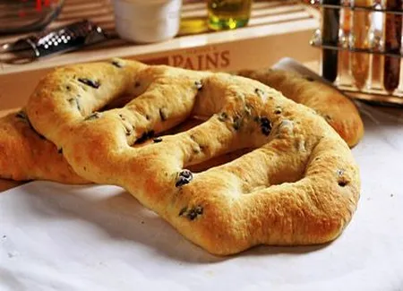 Fougasse au paprika et origan