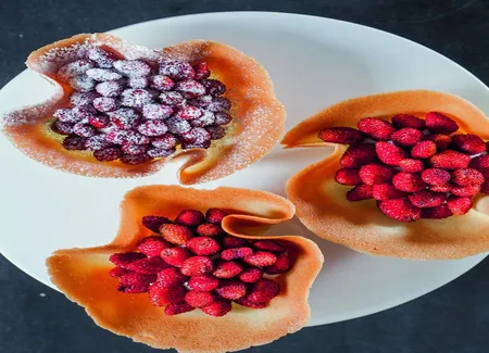 Fraises des bois réglisse de christophe michalak