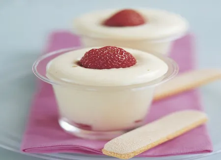 Fraises et sabayon au marsala