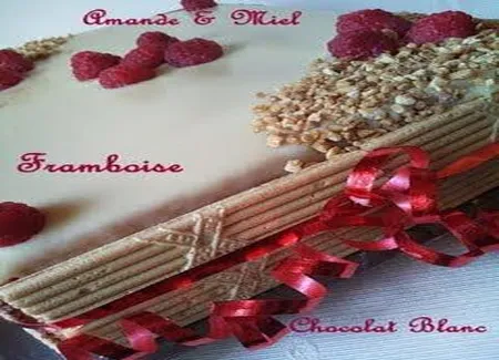 Framboisier au chocolat blanc