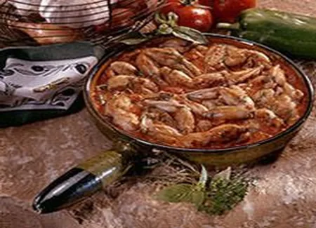 Fricassée de cuisses de grenouilles