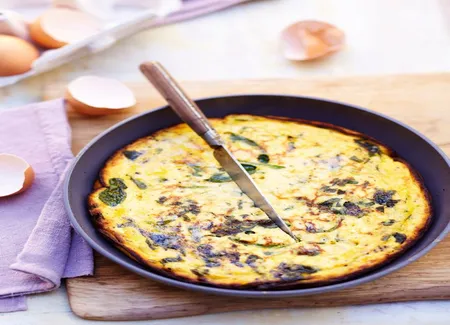 Frittata épinards et ricotta