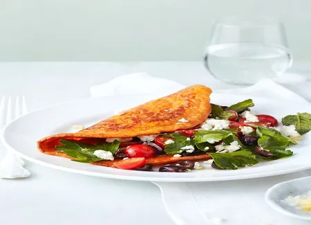 Galettes à la farine de lentilles