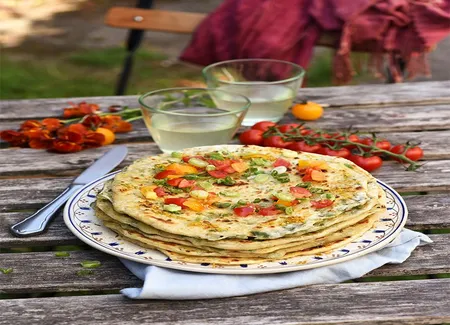 Galettes aux cébettes