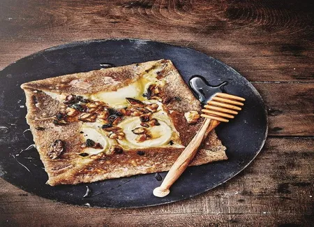 Galettes chèvre noix miel