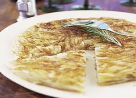 Galettes de pommes de terre et épinards