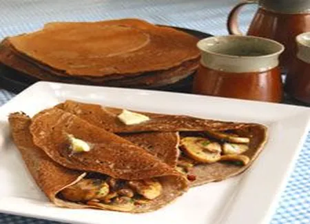 Galettes de sarrasin forestières