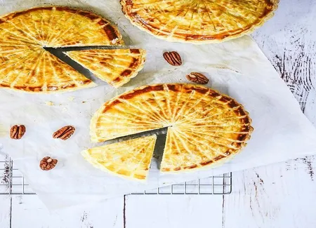 Galettes des rois noisette, érable et pécan