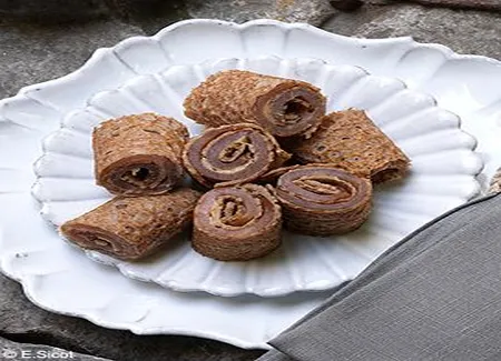 Galettes roulées au thon fumé