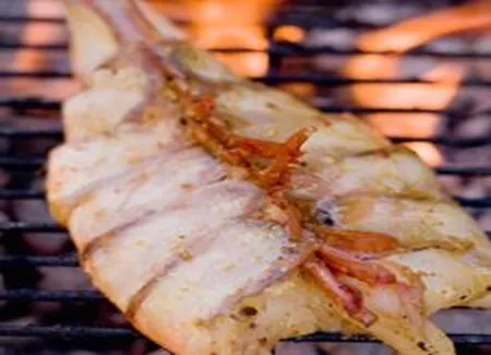 Gambas épicées grillées au bbq