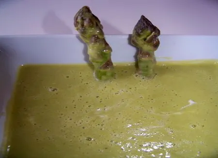 Gaspacho d'asperges vertes