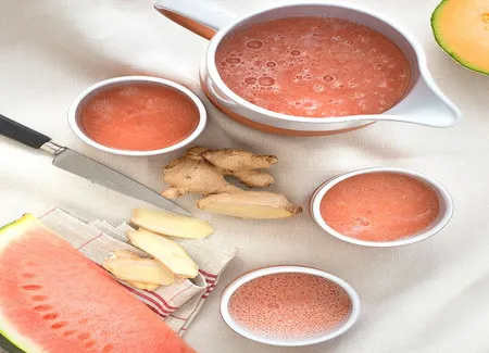 Gaspacho pastèque-melon