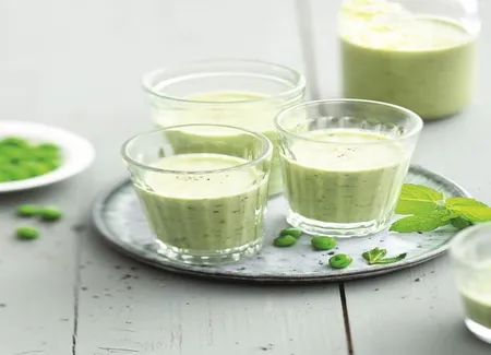 Gaspacho petits pois et menthe weight watchers