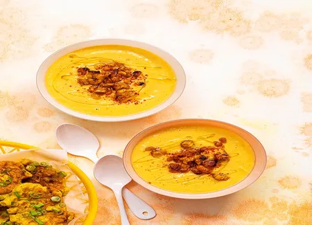 Gaspacho tomate jaune maïs