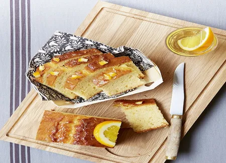 Gâteau à l'orange et muscat