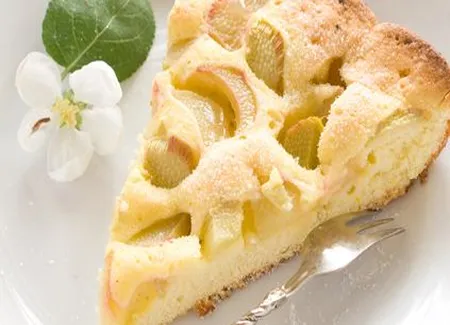 Gâteau à la rhubarbe