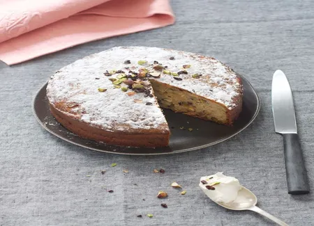 Gâteau à la ricotta et fruits confits