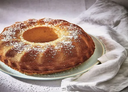 Gâteau aérien au lait de coco