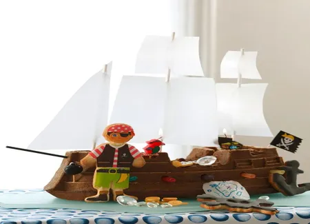 Gâteau anniversaire pirate