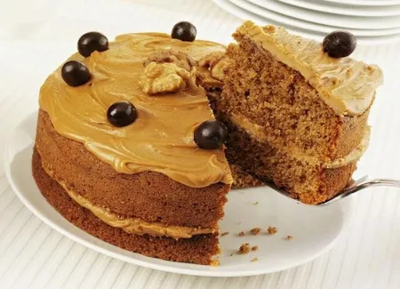 Gâteau au café et aux noix
