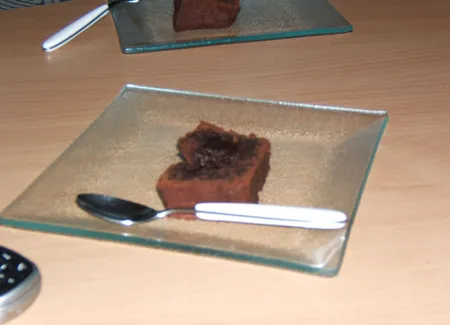 Gateau au choolat et au beurre salé