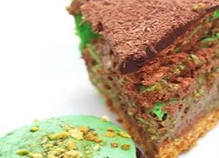 Gâteau au fromage - version chocolat pistache