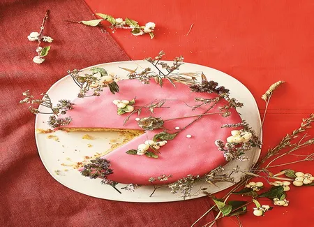 Gâteau au pamplemousse et à la pâte d'amande
