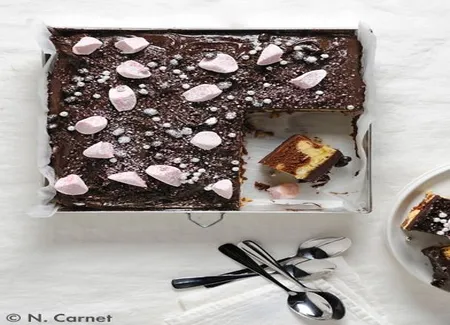 Gâteau aux trois chocolats