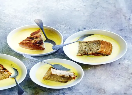Gâteau banane et noix