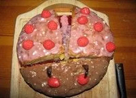 Gâteau belle coccinelle