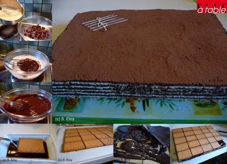 Gâteau chocolat-café