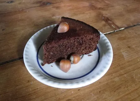 Gâteau chocolat noisettes