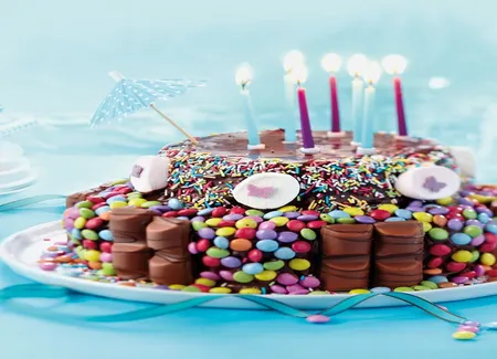 Gâteau d'anniversaire chocolat au micro-ondes