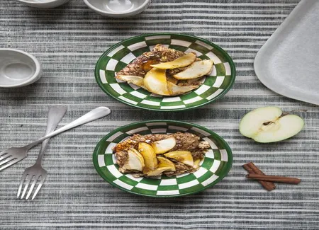 Gâteau d'avoine aux pommes
