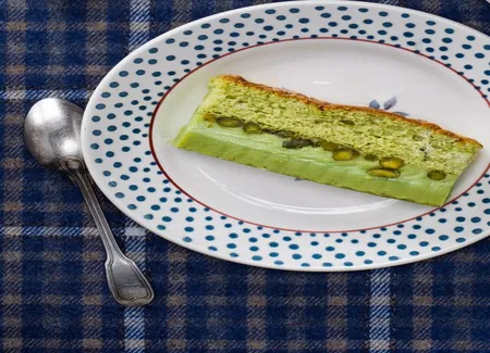 Gâteau magique à la pistache