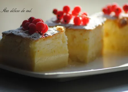 Gâteau magique à la vanille
