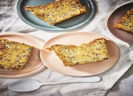 Gâteau moelleux à la vanille et aux graines de chia