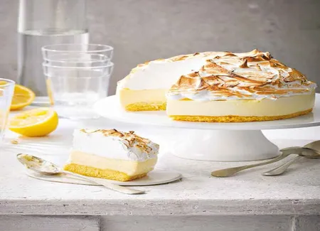 Gâteau nuage au citron meringué