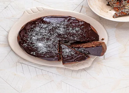 Gâteau patate douce, choco, coco