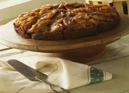Gâteau renversé en pain d'épice