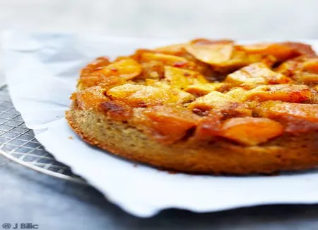Gâteau renversé pommes et cannelle
