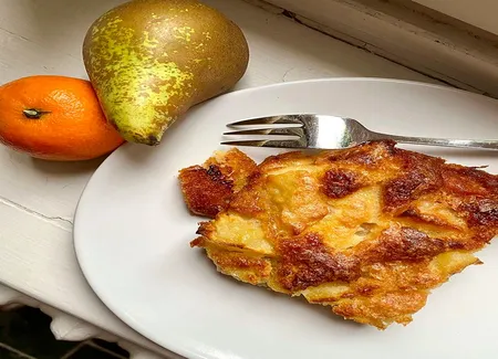 Gâteau tout simple poire et clémentine