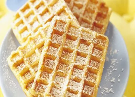 Gaufres à la noix de coco